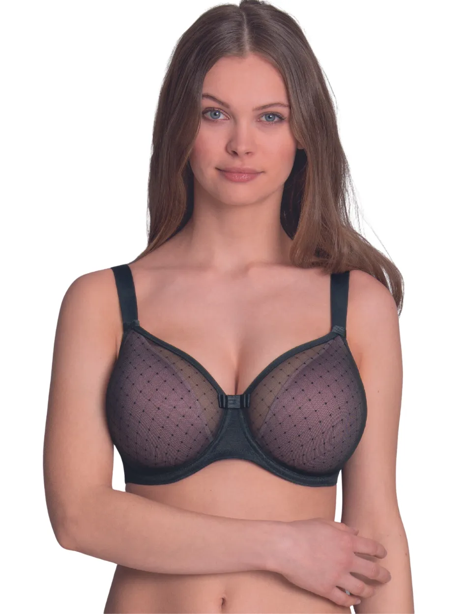 Rosa Faia Eve Delta Pad Underwired Bra, Black | Anita Rosa Faia Eve Deltapad Bra | Black Underwire Molded Bra