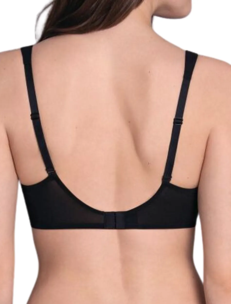 Rosa Faia Eve Delta Pad Underwired Bra, Black | Anita Rosa Faia Eve Deltapad Bra | Black Underwire Molded Bra