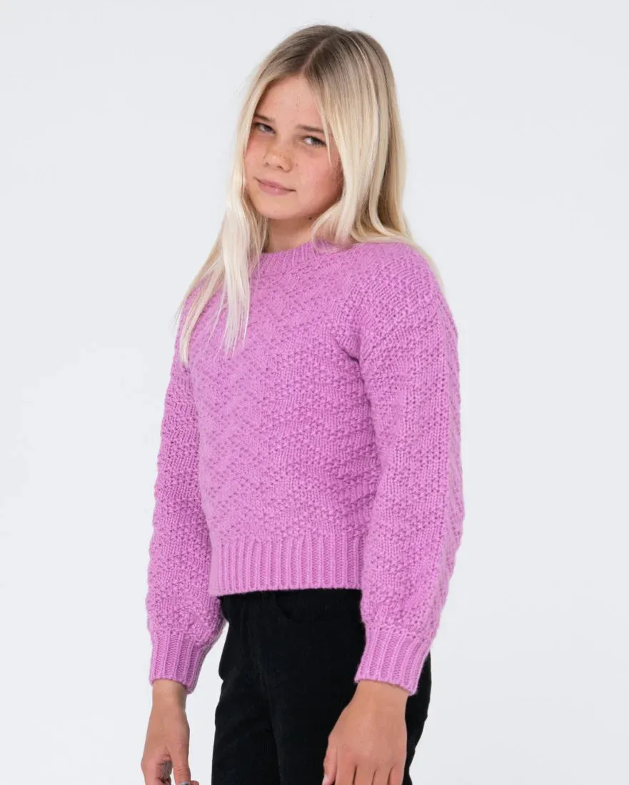 Rusty LouLou Crew Neck Knit Girls