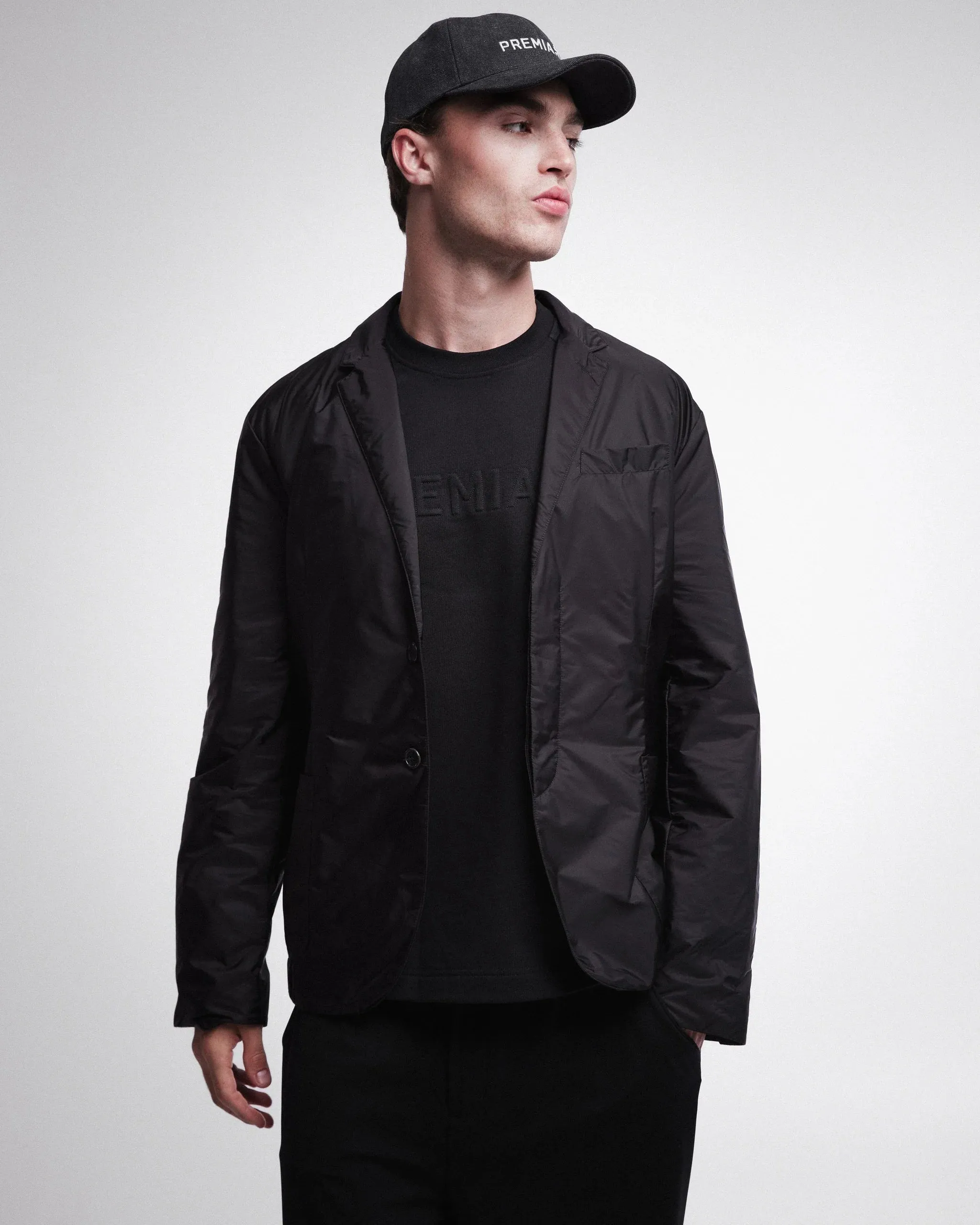 Single-breasted Dolmias Jacket Black PR417100