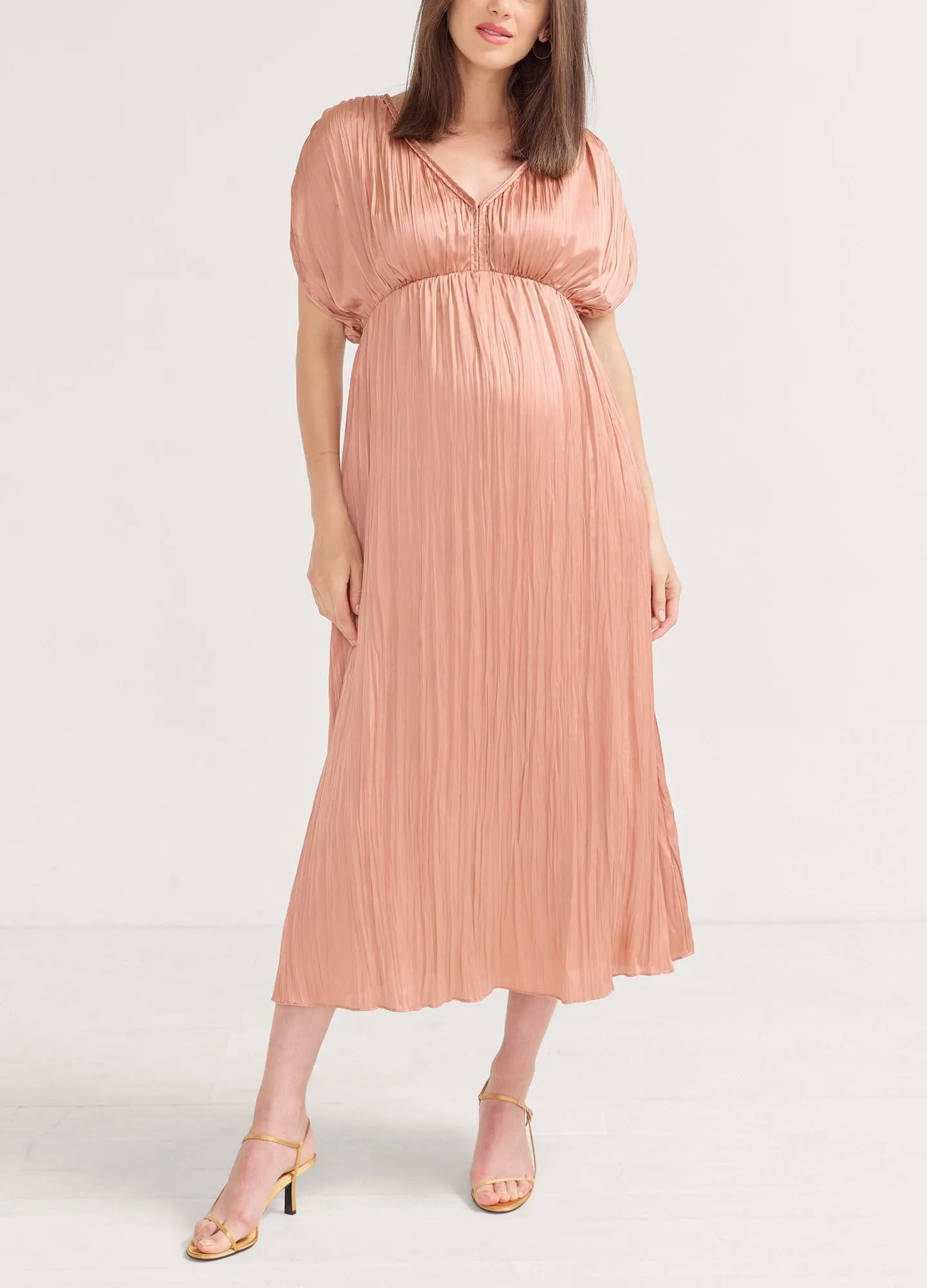 The Winslet Pleated Maxi Dress