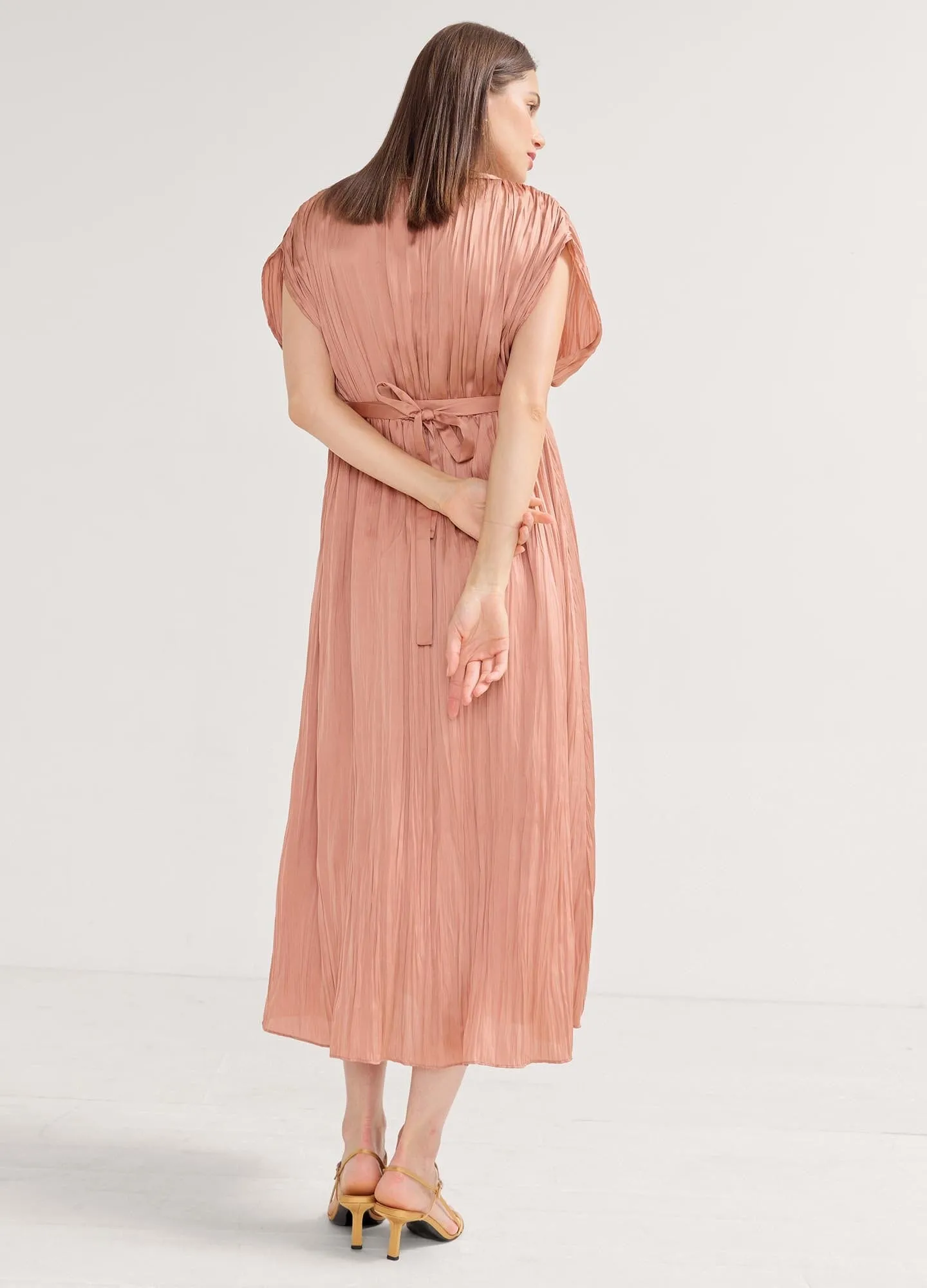 The Winslet Pleated Maxi Dress