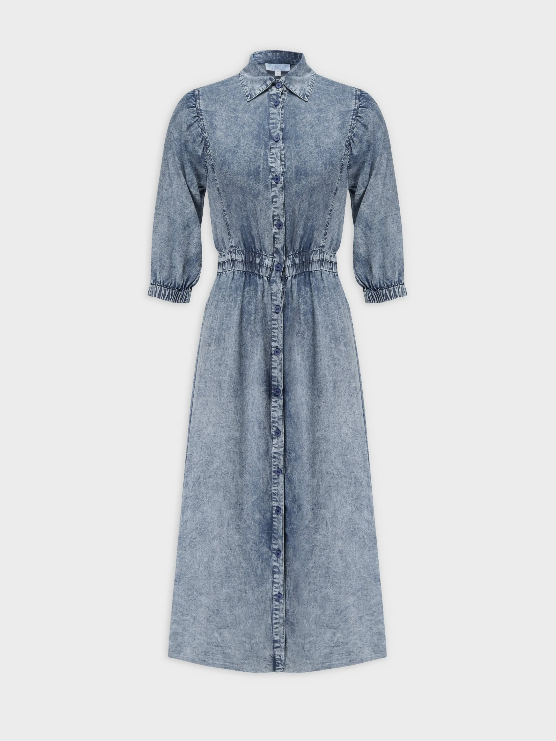 Tuesday Dress-Washed Blue Denim