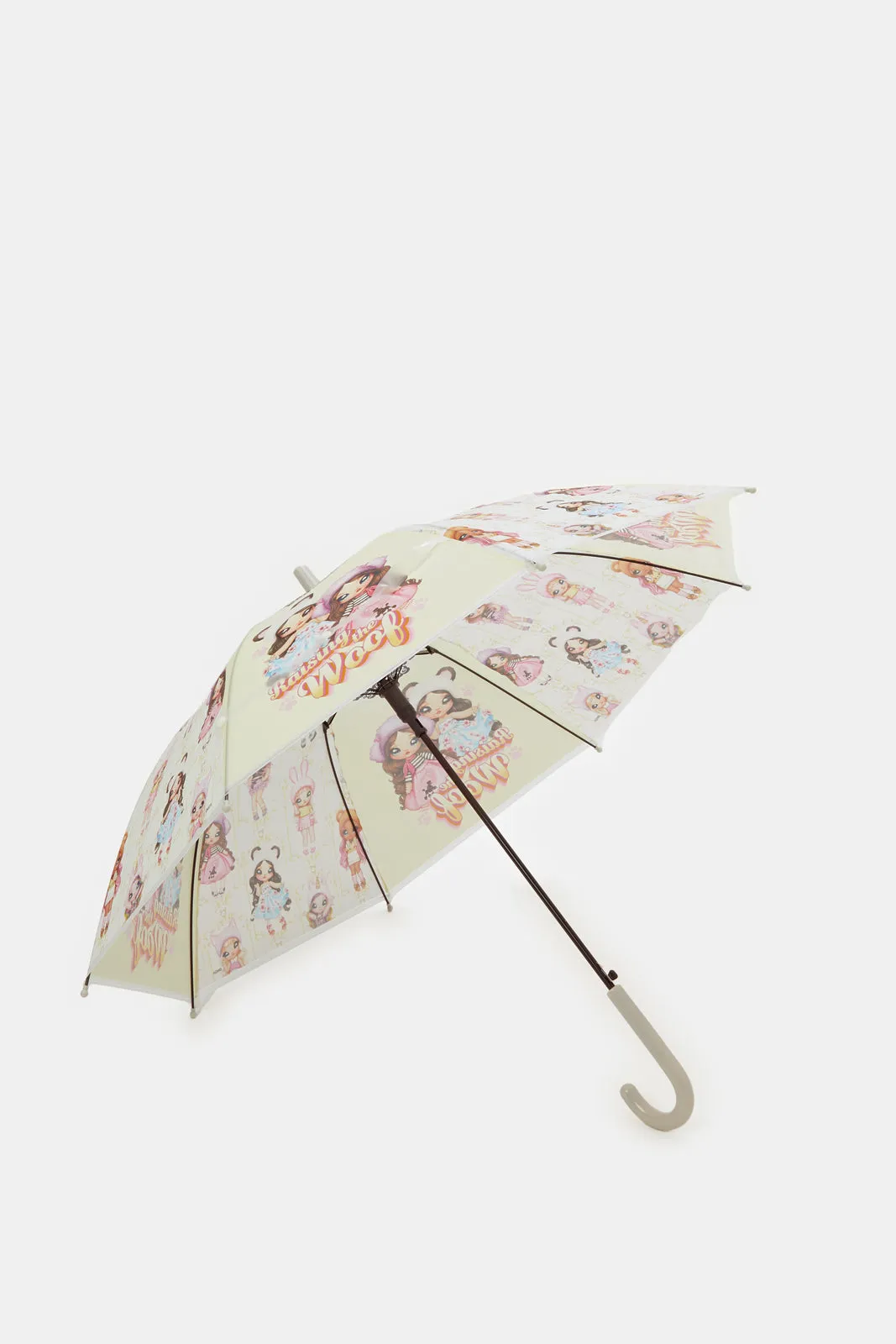 White Na!Na!Na! Surprise Lightweight Umbrella