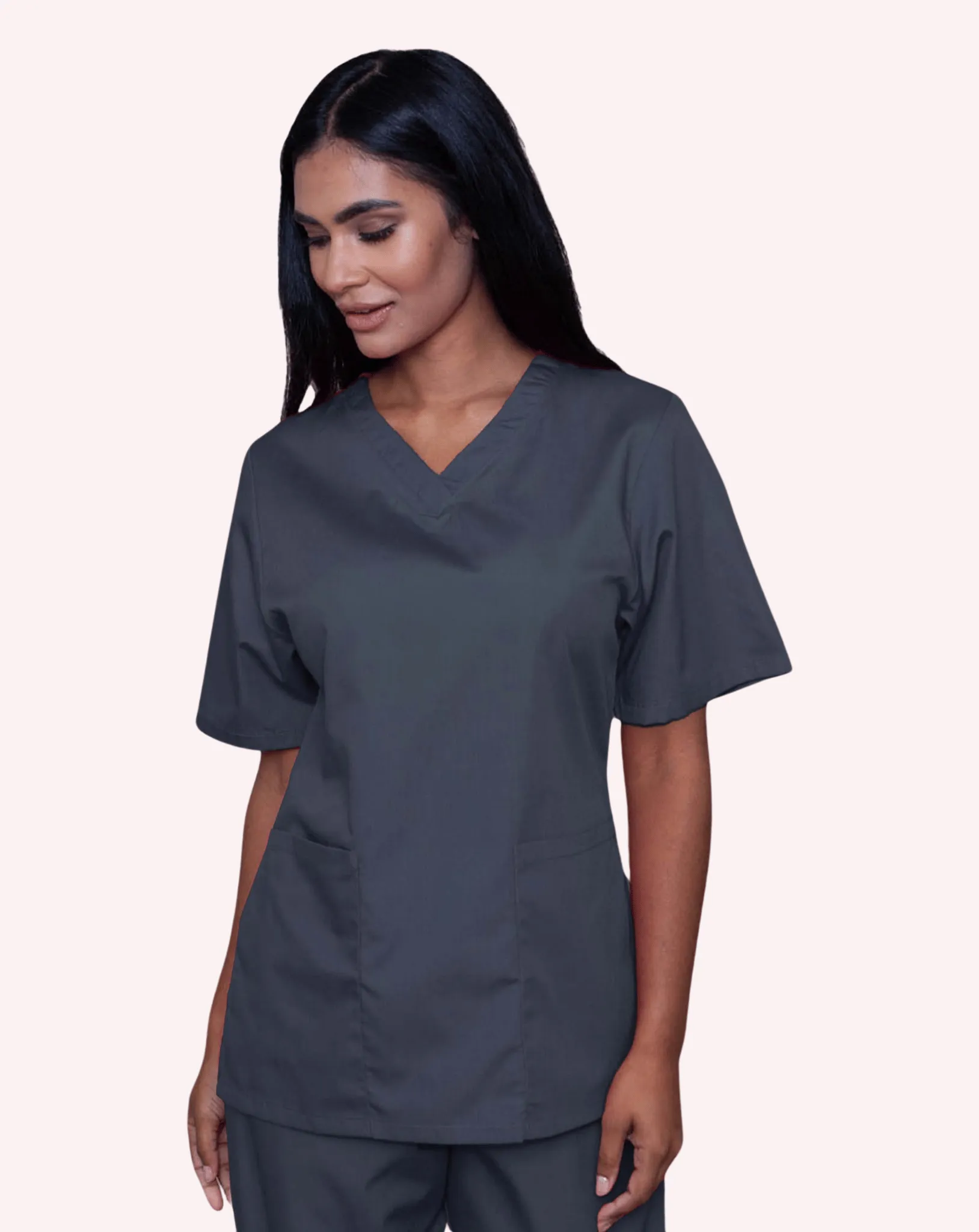 Women's Lightweight Scrub Tunic - Convoy Grey