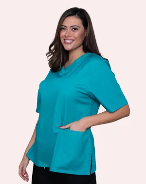 Women's Lightweight Scrub Tunic - Jade